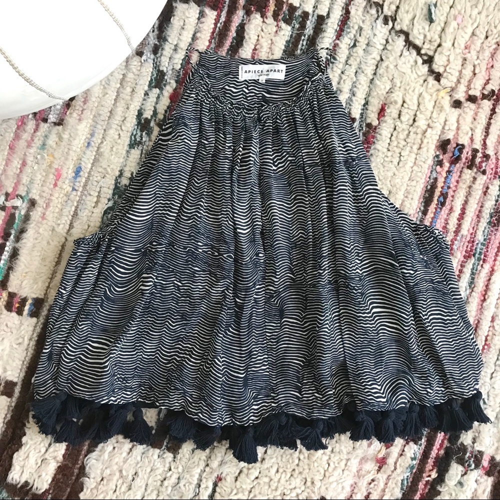 RESOLD 10/24/19đź’ĄApiece Apart Silk Pom Pom Cropped - Picture 6 of 6